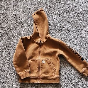 Carhartt Brown Hoodie Zip-Up